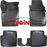 Tegin Fiat 500 C 2010 3D Siyah Havuzlu Paspas