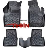Tegin Fiat Doblo 2008 3D Siyah Havuzlu Paspas