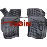 Tegin Fiat Palio Panelvan 2 Parça 1996 Sonrası 3D Havuzlu Siyah Paspas