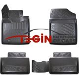 Tegin Kia Picanto 2023 3D Siyah Havuzlu Paspas