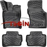 Tegin Land Rover Range Rover Velar 3D 2023 Siyah Havuzlu Paspas