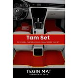 Tegin Mat Designer Of Cars Citroen C4 2004-2010 Kırmızı Sarı Araca Özel Paspas