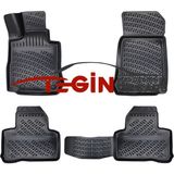 Tegin Mercedes GLC 3D 2016 Siyah Havuzlu Paspas