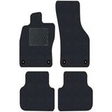 Tegin Opel Combo C 2001-2011 Siyah Halı Siyah Kenar Çapraz Çizgi Topuk 2250 gr Paspas