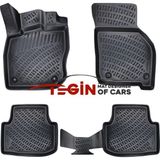 Tegin Seat Leon Otomatik Vites 3D Havuzlu Paspas 2022 Siyah
