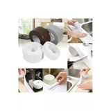 Tegomi Lavabo Banyo Küvet Mutfak Kenar Su Sızdırmaz Beyaz Bant 3.2M 38Mm