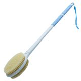 TEGOOL Yumuşak ve Sert Kıllı Duş Fırçası, Arka Scrubber Banyo Fırçası Çift Taraflı 20.5 "Islak veya Kuru Fırçalama için Uzun Saplı Vücut Eksfoliyatörü (Süper Uzun Saplı)