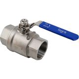 Tegra 2 Parça Küresel Vana Dişi (Paslanmaz Çelik ) 304 - 1 1/4"- Tegra 2 Parça Küresel Vana