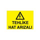Tehlike Hat Arızalı Uyarı Tabelası - 50x70 Foreks - E59