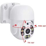 Teico 2 Mp Ahd Mini Speed Dome Ptz Güvenlik Kamerası 360° 5x Zoom Ir Gece Görüş IP66 Dış Mekân - Beyaz
