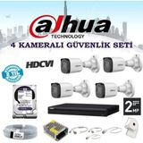 Teico Dahua 2 Mp 4 Dış Mekan Kameralı Herşey Dahil Hdcvı Güvenlik Kamerası Seti