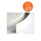 Tek 20Mm X 10 Metre Beyaz Melamin Kenar Bandı, Isı Ile Yapışan Ütü Bandı, Kendinden Yapışkanlı