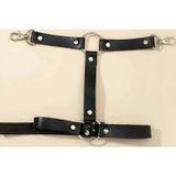 Tek Bacak Deri Jartiyer Harness