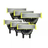 Tek Bıçaklı Tıraş Makinesi Qp25xx, Qp26xx, Qp27xx, Qp28xx, One Blade Pro İçin 360° Yedek Bıçak (Qp6504, Qp653x, Qp654x, Qp665x, Qp652x)(6 Adet)