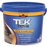 TEK BOYA Süper Plastik Mat Düz İç Cephe Boyası Siyah 10 Kg (6 L)