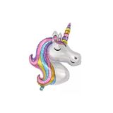 Tek Boynuzlu At Unicorn Folyo Balon Açık Renk 100 Cm