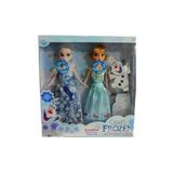 Tek Favorim Müzikli Karlar Ülkesi Frozen Şarkı Söyleyen Elsa Ve Anna 2'Li Bebek