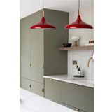 tek fiyatıdır metal kırmızı sarkıt avize modern spor avize 35cm salon mutfak koridor cafe restorant yatak odası MYL003516