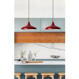 tek fiyatıdır metal kırmızı sarkıt avize modern spor avize 35cm salon mutfak koridor cafe restorant yatak odası MYL003517