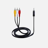 Tek-İş 3RCA 3.5 mm x 1.5 mt Stereo Aux Jak