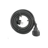 Tek-İş 3x1.5 mm TTR Uzatma 10 Metre Erkek-Dişi Baskılı Siyah Kablo