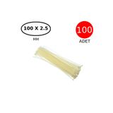 Tek-İş 522418 Beyaz 100x2.5 mm Kablo Bağı
