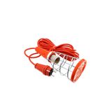 Tek-İş 7,5 Metre Kablolu E27 Duylu Seyyar Lamba – 220V, Metal Kafesli, Fişli ve Anahtarlı