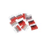 Tek-İş Buat Klemens Geçmeli 4 X 2.5 mm 10 Adet, Şeffaf