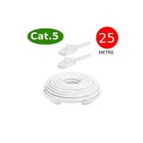 Tek-İş Cat5 Network Ethernet Internet Kablosu RJ45 - RJ45 25 Metre Patch Kablo Uyumlu