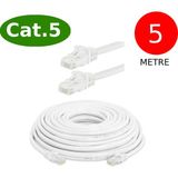 Tek-İş Cat5 Network Internet Ethernet Bilgisayar Kablosu RJ45 - RJ45 5 Metre Patch Kablo