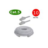 Tek-İş Cat5 Network Uyumlu Ethernet Internet Kablosu RJ45 - RJ45 10 Metre Patch Kablo