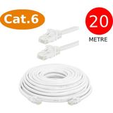 Tek-İş Cat6 Network Internet Ethernet Bilgisayar Kablosu RJ45 - RJ45 20 Metre Patch Kablo