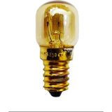 Tek-İş E14 Küçük Duy Mini Ampul 15W – Fırın Buzdolabı Cihaz Ampulü Sarı Cam - 10 - 20 W