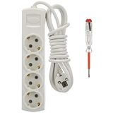 tek-iş Grup Priz 4 Lü 3 Metre Topraklı + Kontrol Kalemi Hediyeli