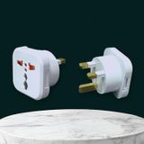 Tek-İş İngiliz Erkek Fişli Seyahat Adaptörü Type G İngiltere Dubai Arabistan Umre Hac Priz Dönüştürücü 13A 250V