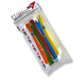 Tek-İş Karışık Renk Plastik Kablo Bağı Seti | 200mm x 2.5mm | 100 Adet (5 Renk x 20) | Renkli Cırt Kelepçeler | Kablo Düzenleyici