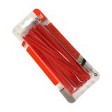 Tek-İş Kırmızı Plastik Kablo Bağı | 200mm x 2.5mm | 50 Adet | Cırt Kelepçe Seti | Kablo Düzenleme ve Sabitleme Çözümü