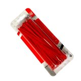Tek-İş Kırmızı Plastik Kablo Bağı Seti | 100mm 150mm 200mm x 2.5mm | 60 Adet (3 Boy) | Dayanıklı Cırt Kelepçe | Kablo Düzenleyici ve Sabitleyici