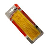 Tek-İş Sarı Plastik Kablo Bağı | 140mm x 2.5mm | 100 Adet | Cırt Kelepçe Seti | Kablo Düzenleyici Bağ Klipsi