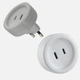 Tek-iş Seyahat Adaptörü Tip A-Tip C 6A 250V