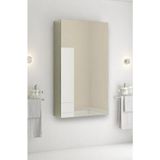 Tek Kapaklı Suntalam 60X40 Aynalı Banyo Dolabı Üst Modülü Beyaz