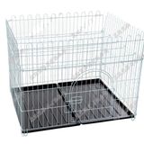 Tek Kapalı Üstü Açık Metal Köpek Kafesi 91 X 75 X 70 Cm. K-5