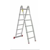 Tek Kırmalı Alüminyum Merdiven 2X6 Basamaklı (Tkm.200)