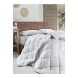 Tek Kisilik Antialerjik Microfiber Yorgan Beyaz 155X215
