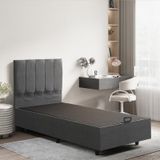 Tek Kişilik Basic Plus Baza Haki Başlık Seti 2'si Bir Arada Konuma Özel Teslimat 90 x 190 CM