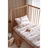Tek Kişilik, Çocuk Lastikli Çarşaf Takımı, %100 Pamuk Saten - Sunshine - Çok Renkli - 100 x 200