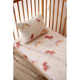 Tek Kişilik, Çocuk Lastikli Çarşaf Takımı, %100 Pamuk Saten - Unicorn - Çok Renkli - 100 x 200