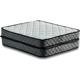 Tek Kişilik Katlanır Lüks Yatak - 90x200 Tam Ortopedik Lüks Yatak 2 Parçalı Yaylı Yatak - 90 x 200 cm
