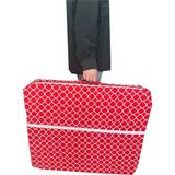 Tek Kişilik Katlanır Yer Minderi Süngerli Minder 70X180X6 Cm-Kırmızı Çatı - Çok Renkli