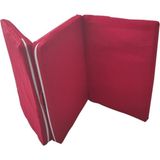 Tek Kişilik Katlanır Yer Yatağı Sünger Yatak Kırmızı 80X180 Cm-6 cm - Çok Renkli - 80 x 180 x 6 cm